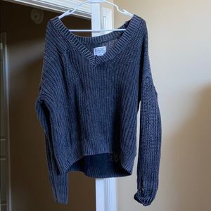 Gray/Black sweater